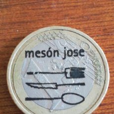 Monedas locales: MONEDA 1 EURO USADO COMO FICHA MESON JOSE