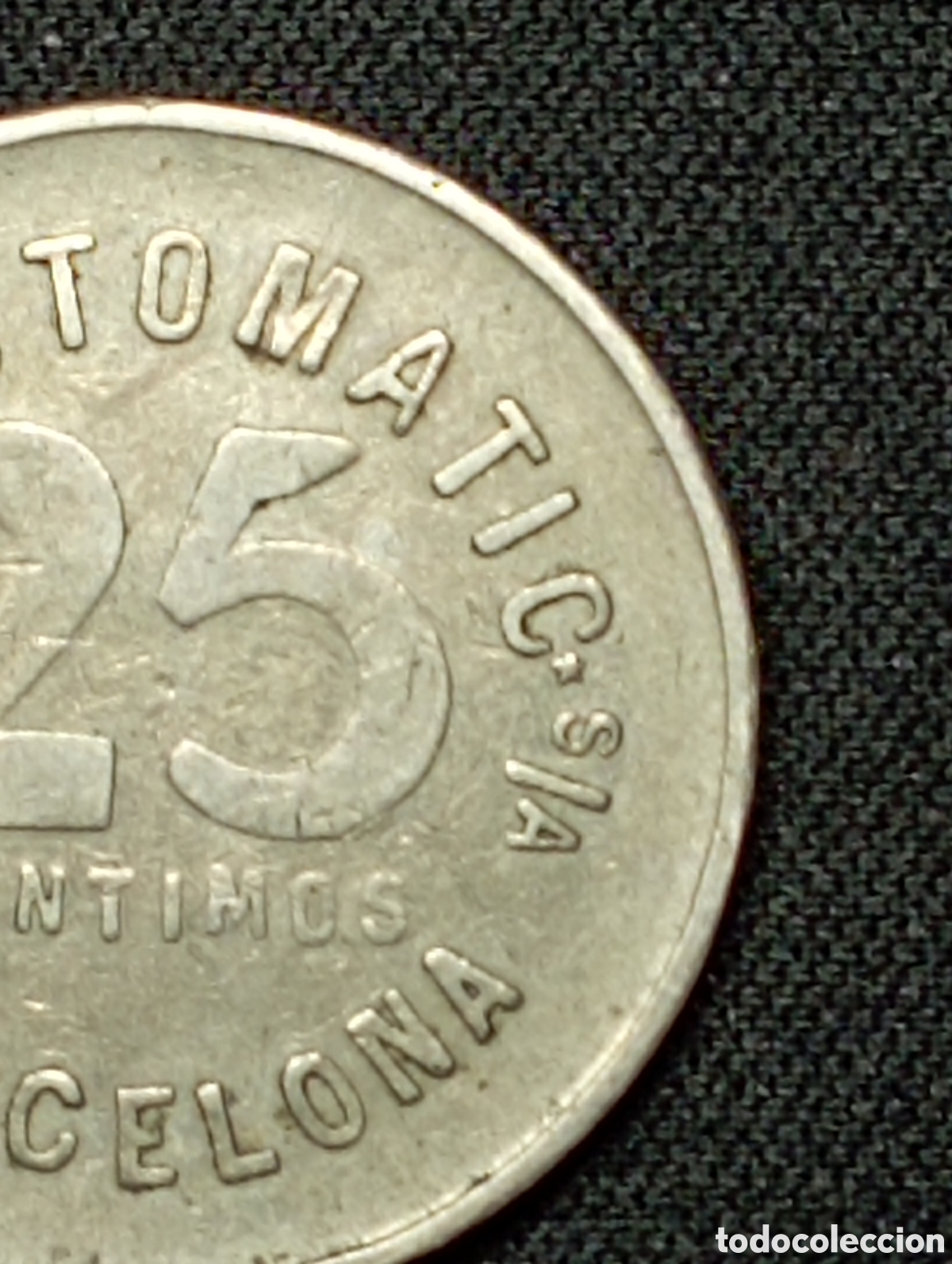 Monedas locales: 25 C&eacute;ntimos Automatic Barcelona - Foto 3