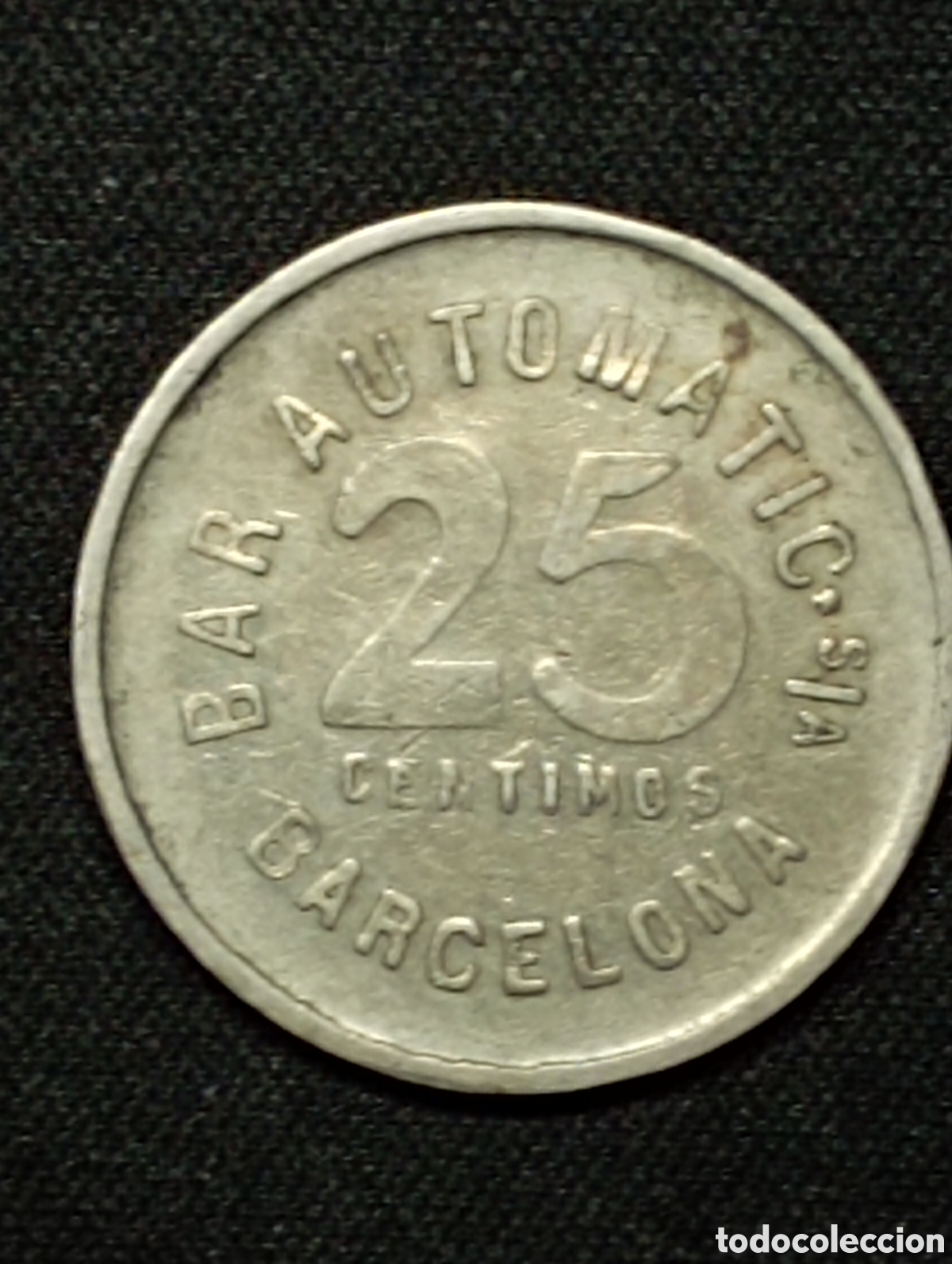 Monedas locales: 25 C&eacute;ntimos Automatic Barcelona - Foto 4