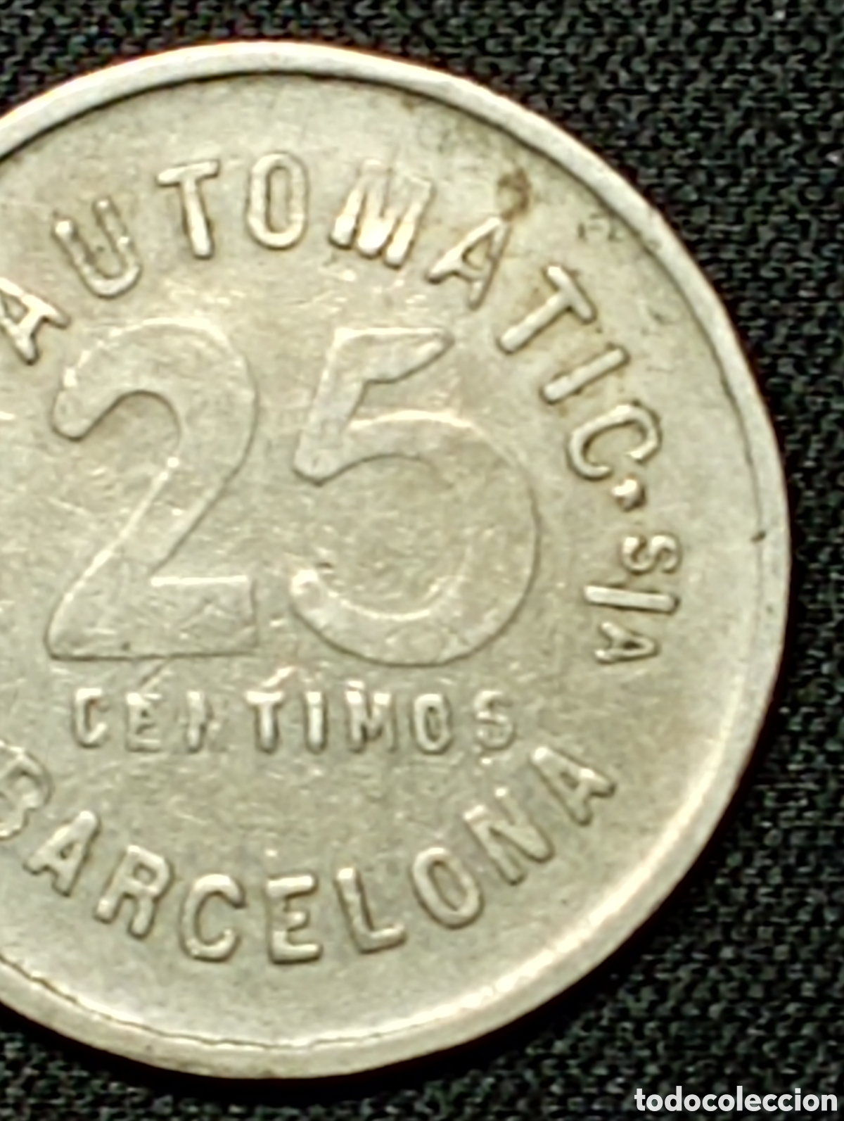 Monedas locales: 25 C&eacute;ntimos Automatic Barcelona - Foto 7