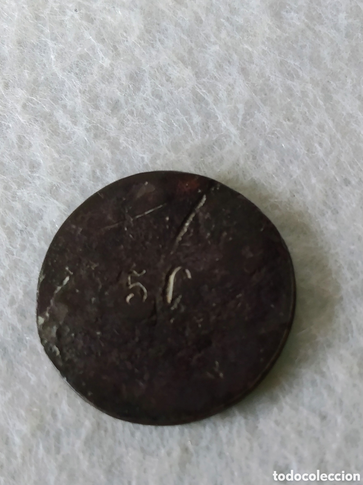 Monedas locales: ANTIGUA FICHA (M) y (5C) - Foto 1