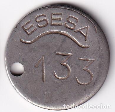 Monedas locales: FICHA DE ESESA CON NUMERO 133 (MONEDA) - Foto 1
