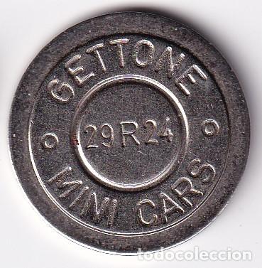 Monedas locales: FICHA DE GETTONE MINI CARS - 29R24 - Foto 2
