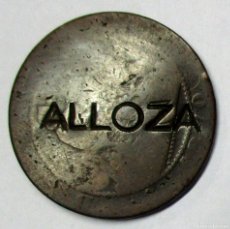 Monedas locales: ALLOZA (TERUEL), SOBRECARGA SOBRE 10 CENTIMOS DE 19870 DE LA PRIMERA REPÚBLICA ESPAÑOLA. LOTE 4338