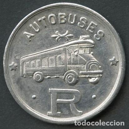Monedas locales: FICHA, AUTOBUSES ROCA, VALOR: 10 C&Eacute;NTIMOS - Foto 1
