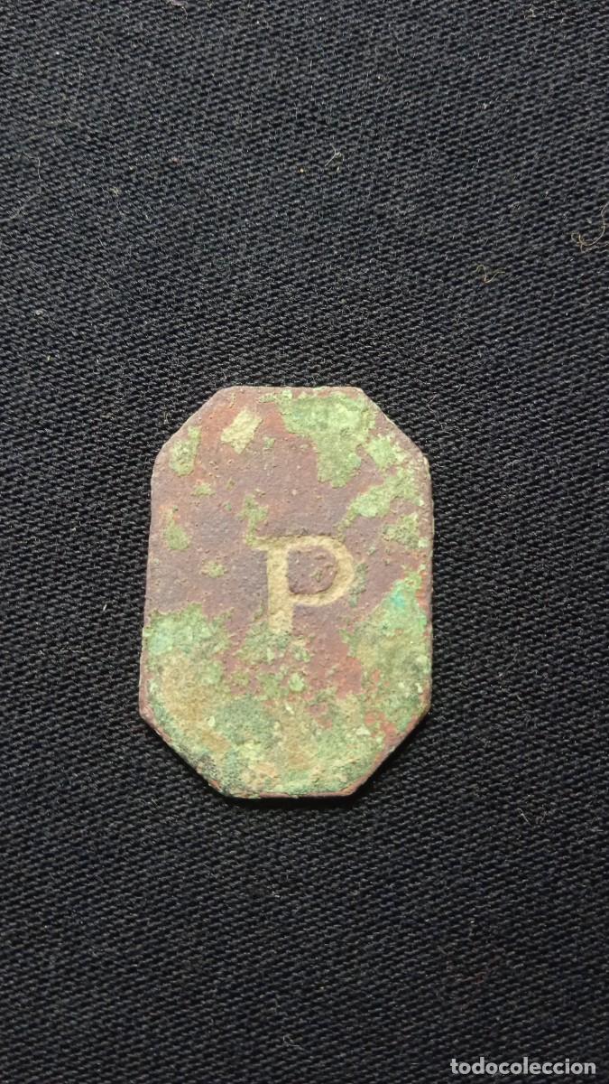Monedas locales: Antigua ficha &rdquo;a identificar&rdquo; - Foto 1