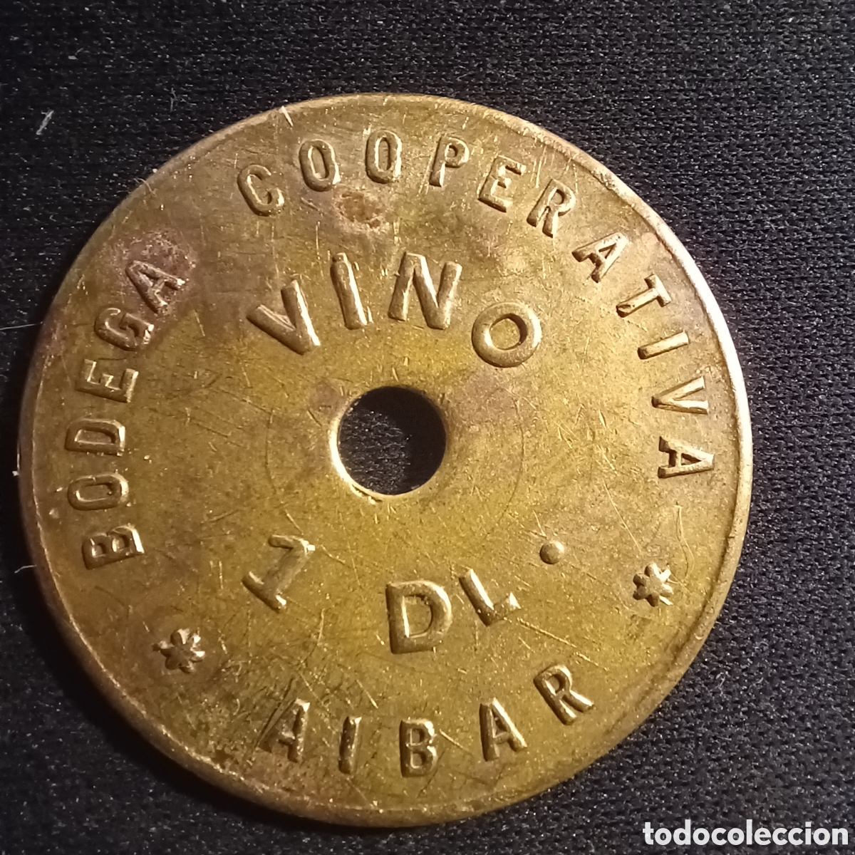 Monedas locales: FICHA BODEGA COOPERATIVA AIBAR 1 DL - Foto 1