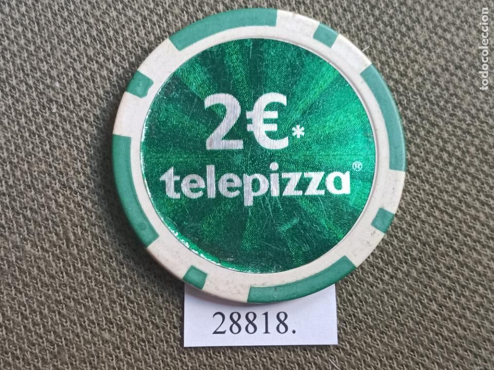 Monedas locales: Ficha 2 &euro; Telepizza, Token, Jeton - Foto 1