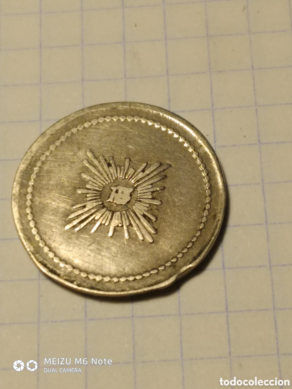 Monedas locales: Ficha mondariz 25 c&eacute;ntimos Meneses - Foto 2