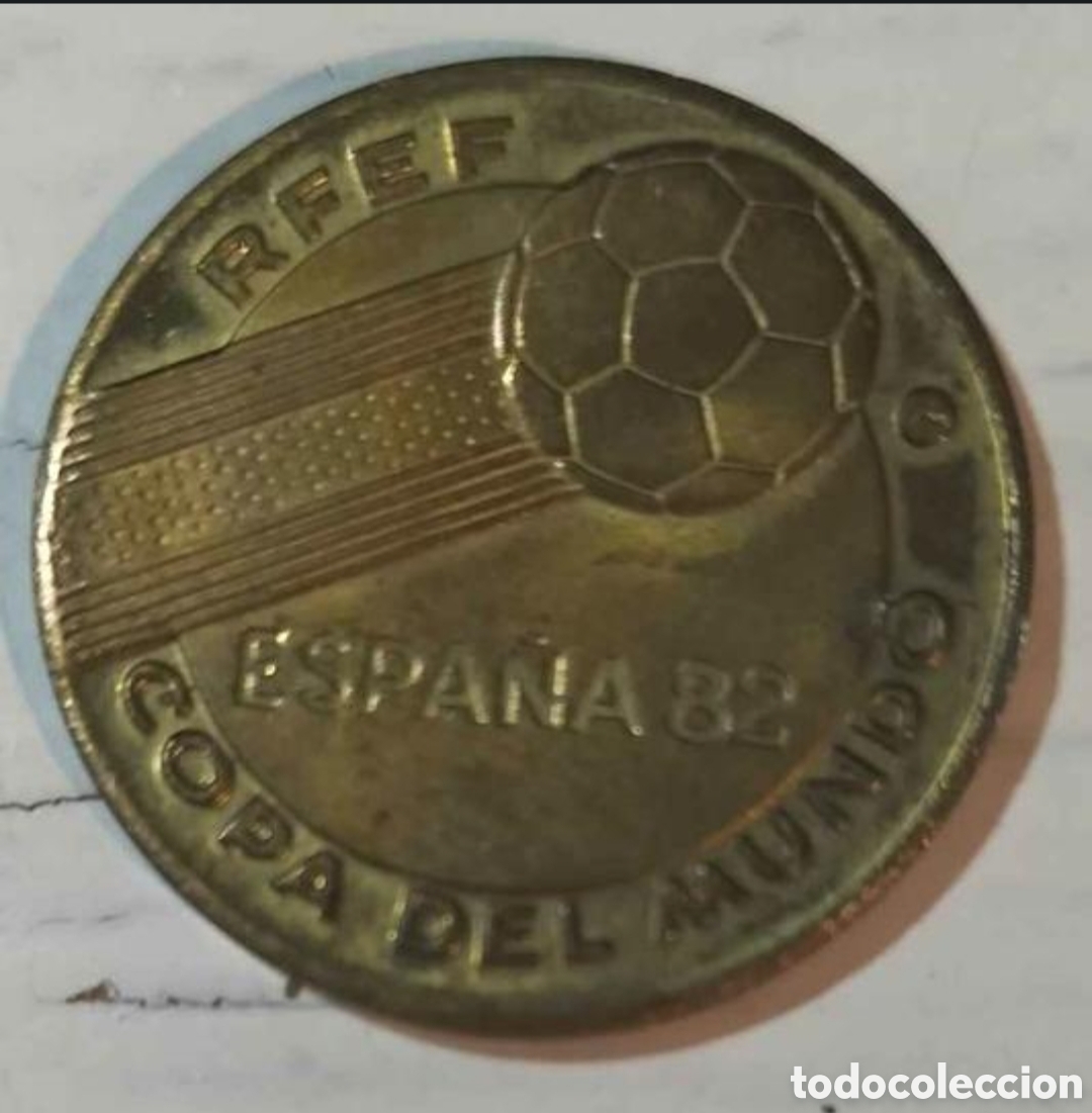 Monedas locales: Moneda conmemorativa Espa&ntilde;a 82 - Foto 2