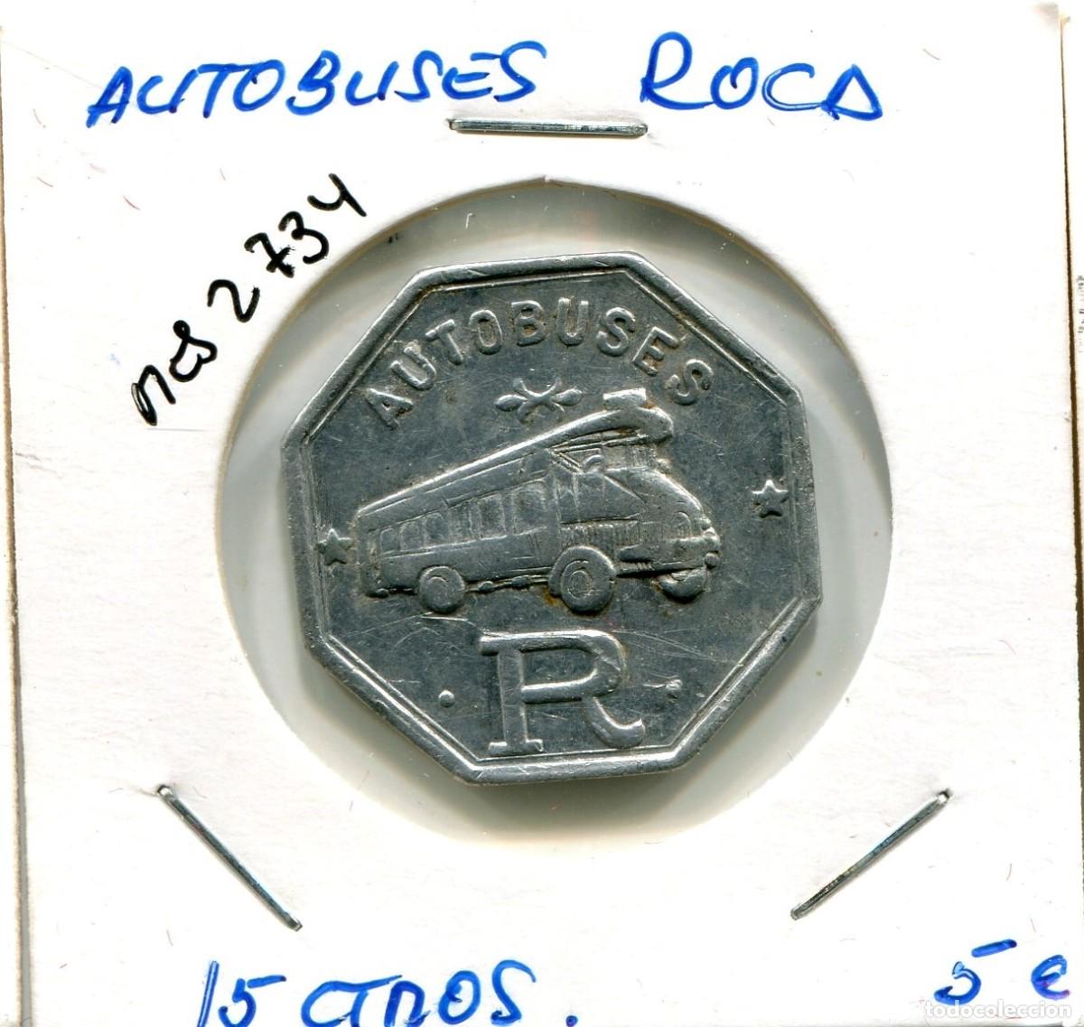 Monedas locales: 15 CENTIMOS AUTOBUSES ROCA ( MES2734 ) - Foto 1