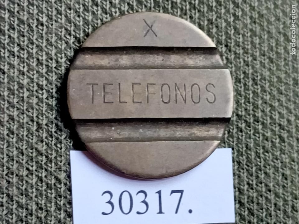 Monedas locales: Ficha, Espa&ntilde;a, tel&eacute;fonos, Telef&oacute;nica, token, jeton - Foto 1