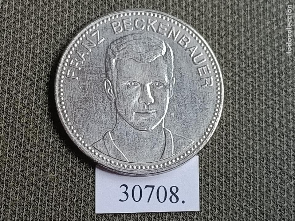 Local Coins: Ficha, f&uacute;tbol, Franz Beckenbauer, token, jeton