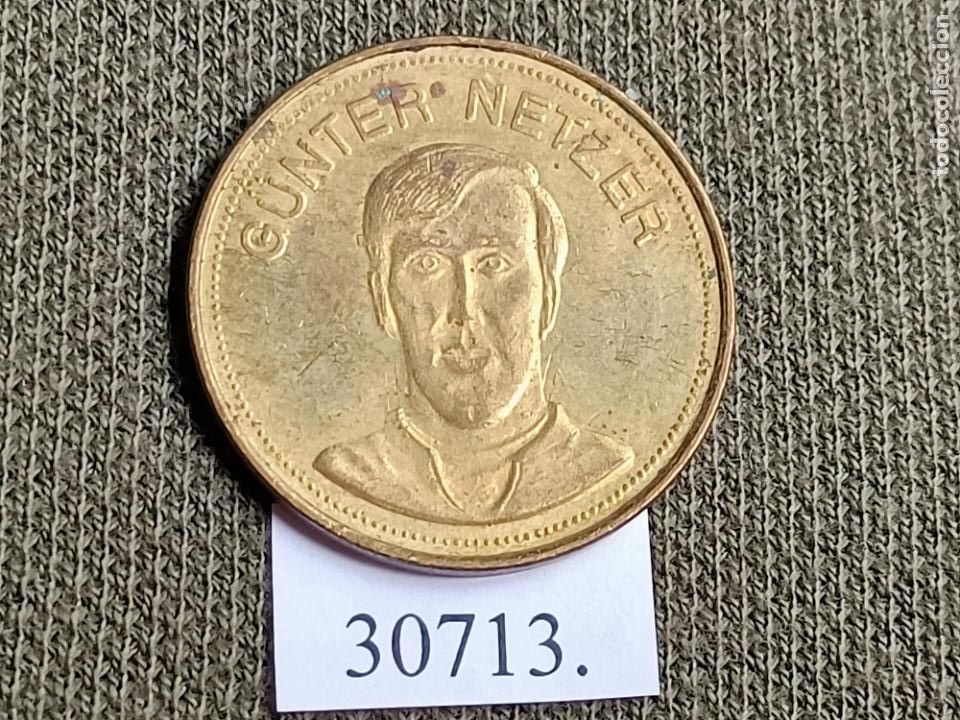 Local Coins: Ficha, f&uacute;tbol, Gunter Netzer, token, jeton
