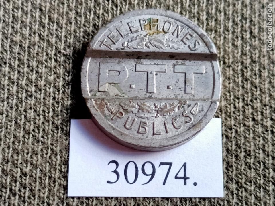 Monedas locales: Ficha tel&eacute;fono , token, jeton - Foto 2