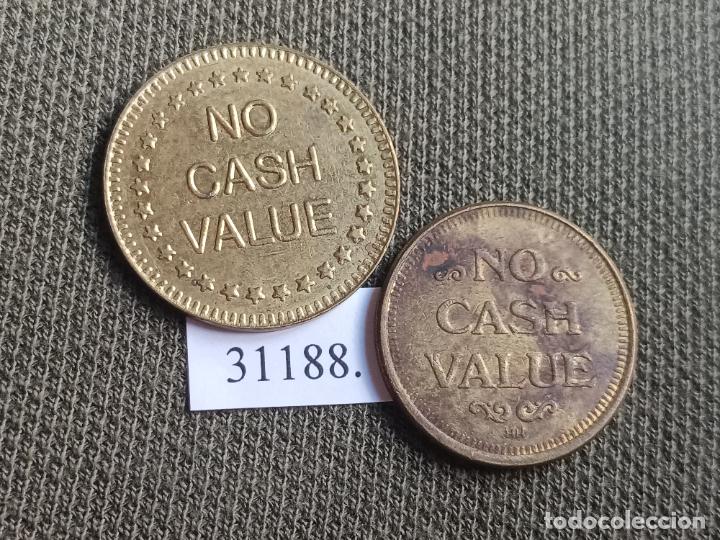 Monedas locales: Lote 2 fichas , token, jeton - Foto 2