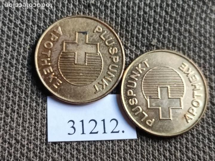 Monedas locales: Lote de 2 fichas , token, jeton - Foto 1