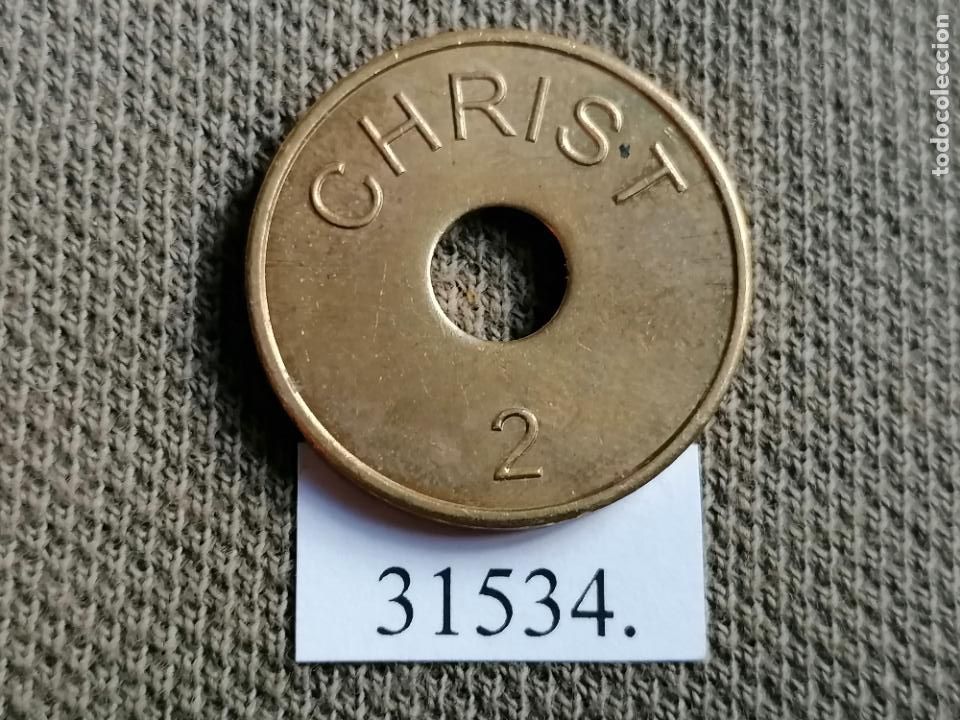Monedas locales: Ficha autolavado, Christ, token, Jeton - Foto 1
