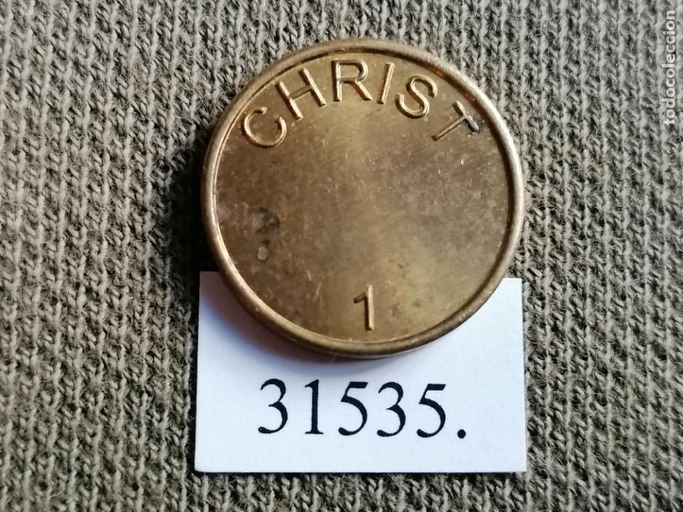 Monedas locales: Ficha autolavado, Christ, token, Jeton - Foto 1