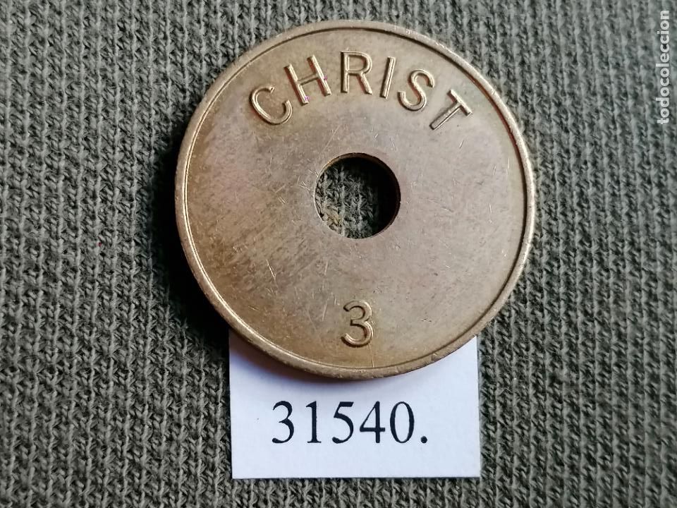 Monedas locales: Ficha autolavado, Christ, token, Jeton - Foto 1