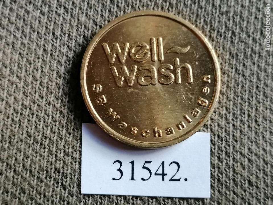 Monedas locales: Ficha autolavado, well, token, Jeton - Foto 1