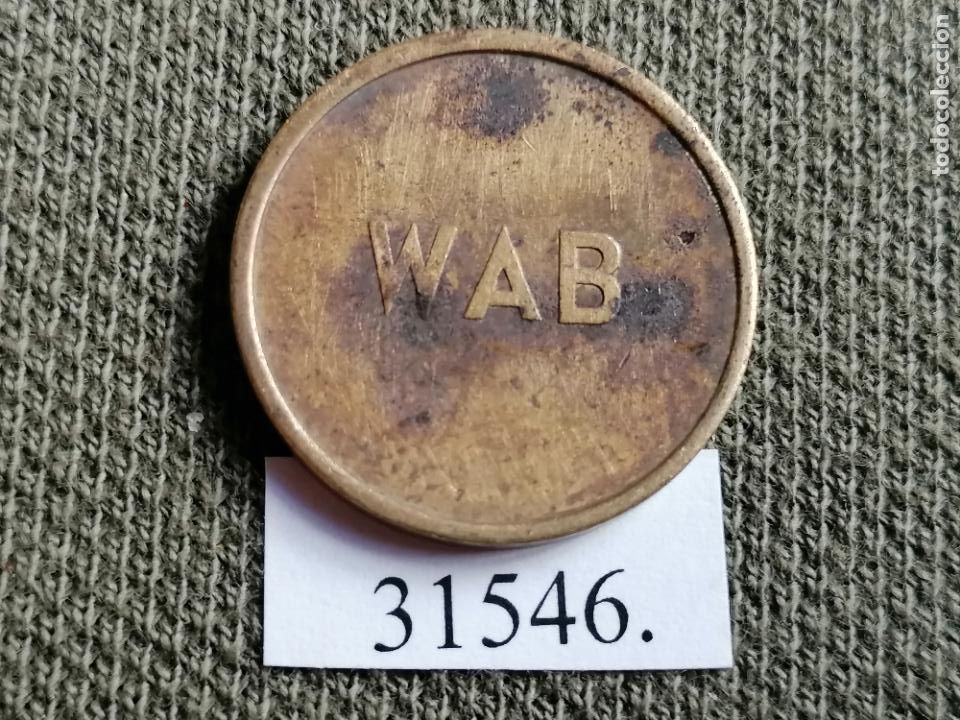 Monedas locales: Ficha autolavado, WAB, token, Jeton - Foto 1