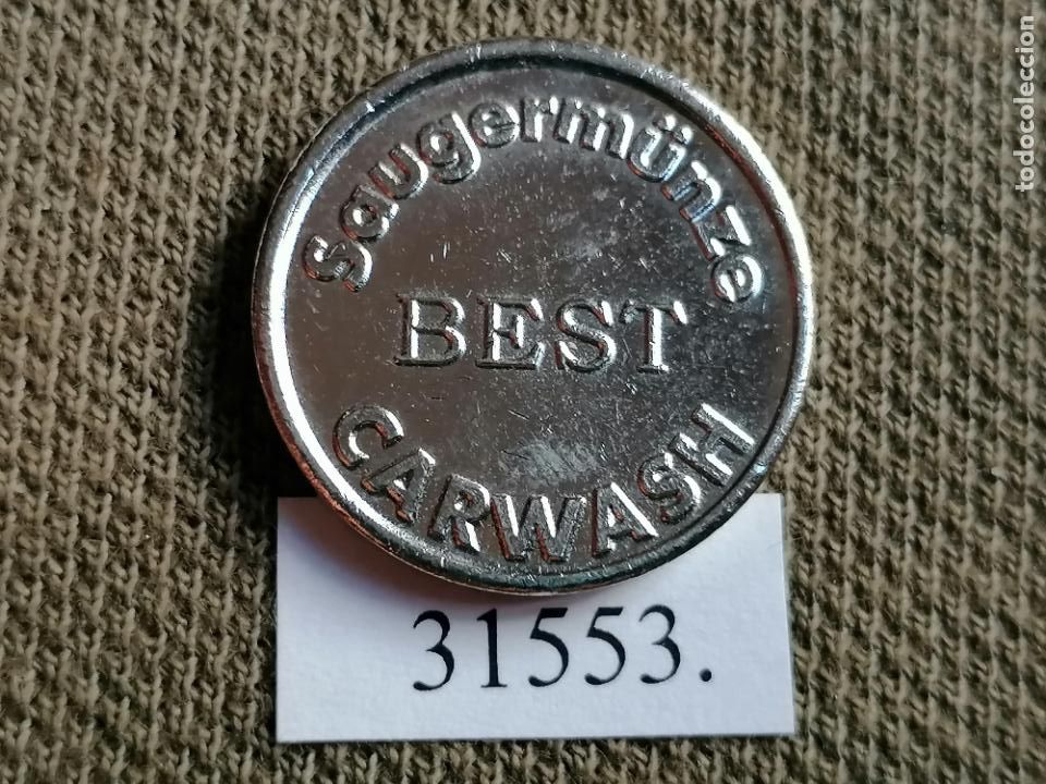 Monedas locales: Ficha autolavado, token, Jeton