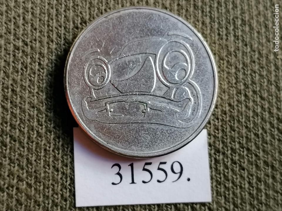 Monedas locales: Ficha autolavado, token, Jeton