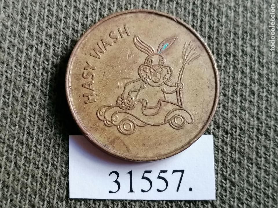 Monedas locales: Ficha autolavado, token, Jeton