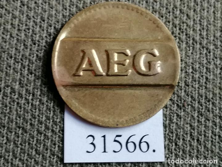 Monedas locales: Ficha AEG, autolavado, token, Jeton - Foto 2