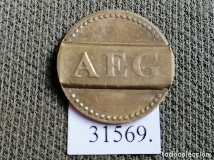 Monedas locales: Ficha AEG, autolavado, token, Jeton - Foto 2