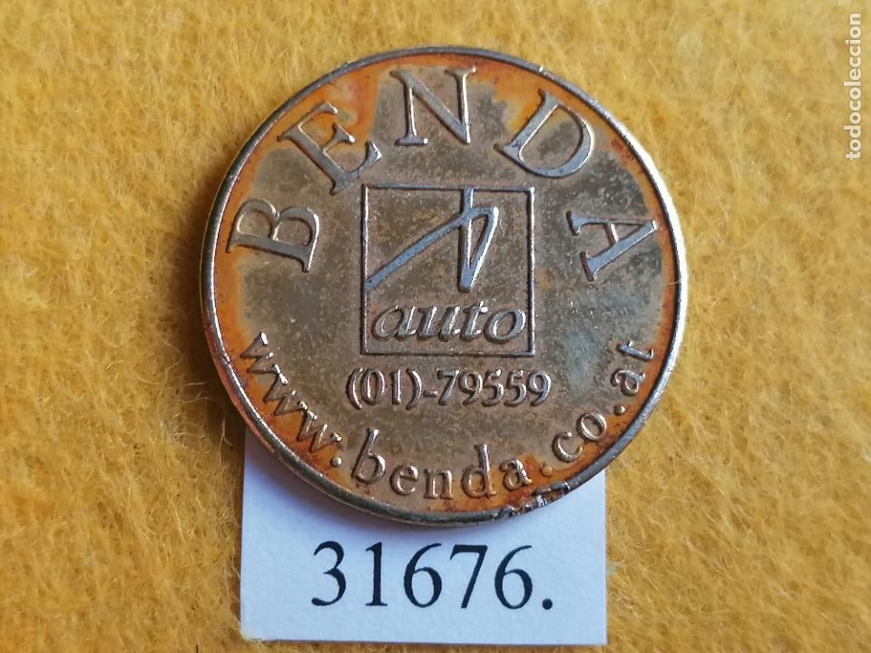 Monedas locales: Ficha autolavado, token, jeton - Foto 2
