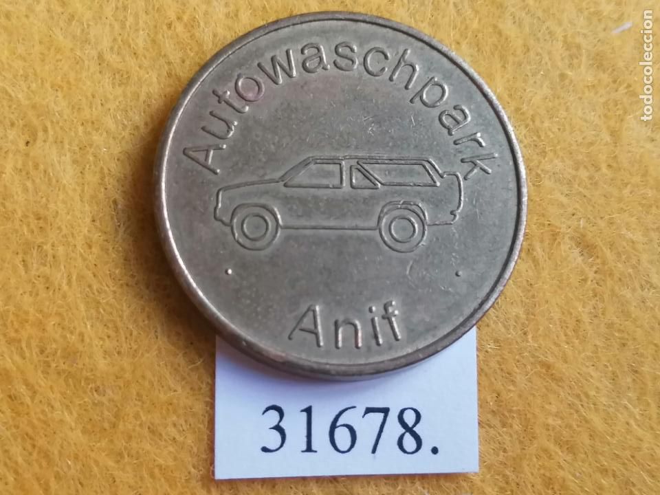 Monedas locales: Ficha autolavado, token, jeton - Foto 1