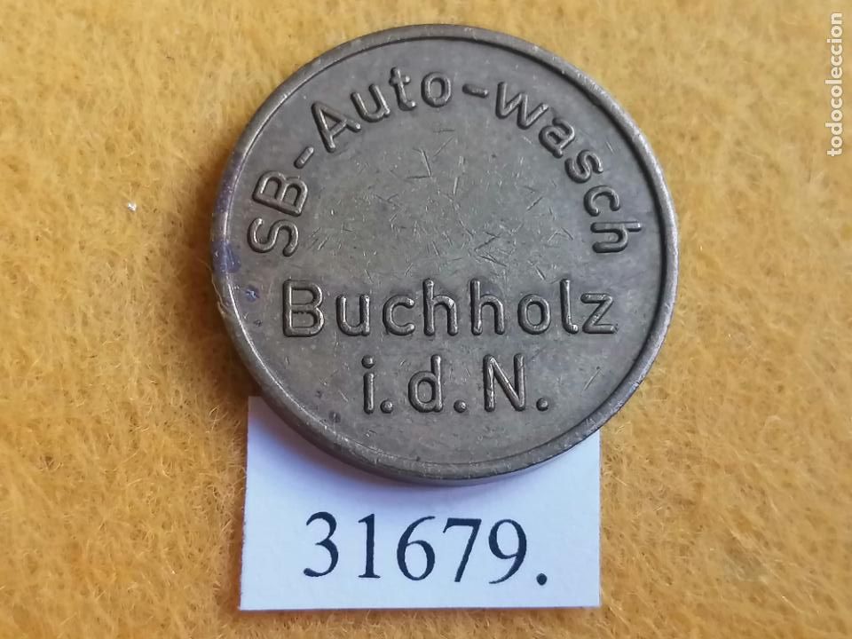 Monedas locales: Ficha autolavado, token, jeton - Foto 1
