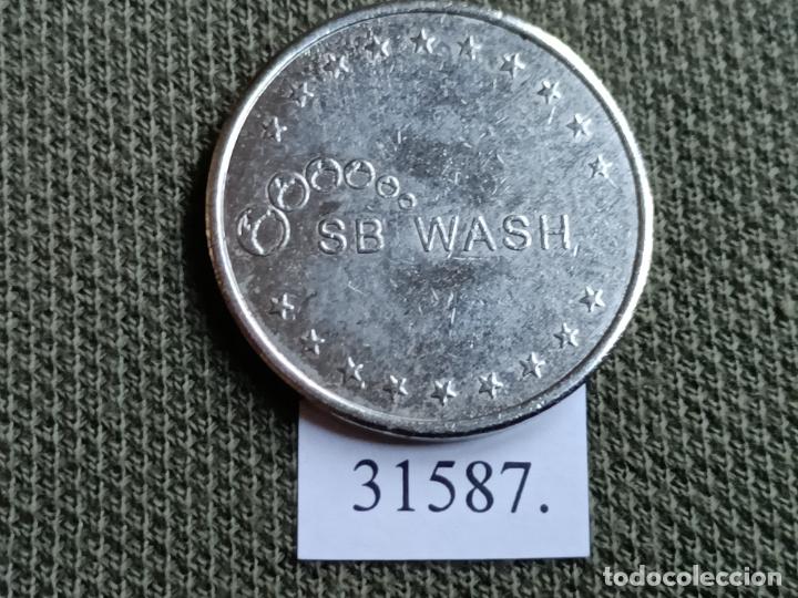 Monedas locales: Ficha autolavado, token, jeton - Foto 2