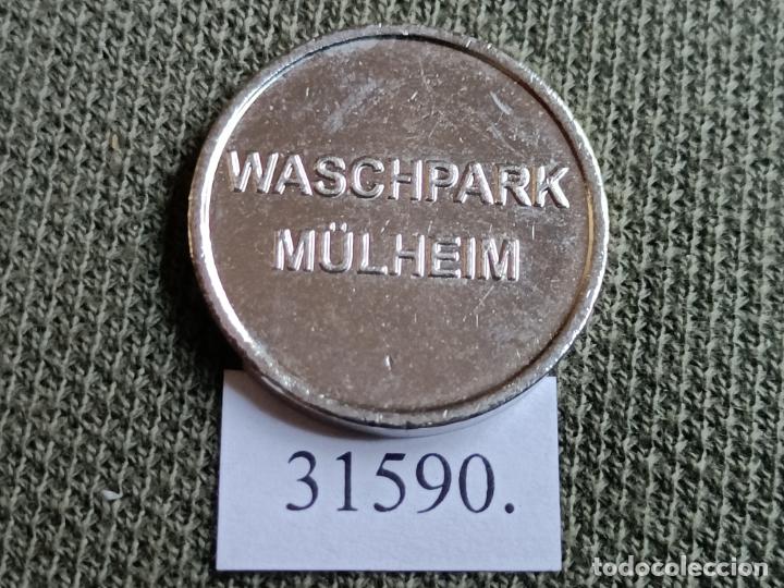 Monedas locales: Ficha autolavado, token, jeton - Foto 1