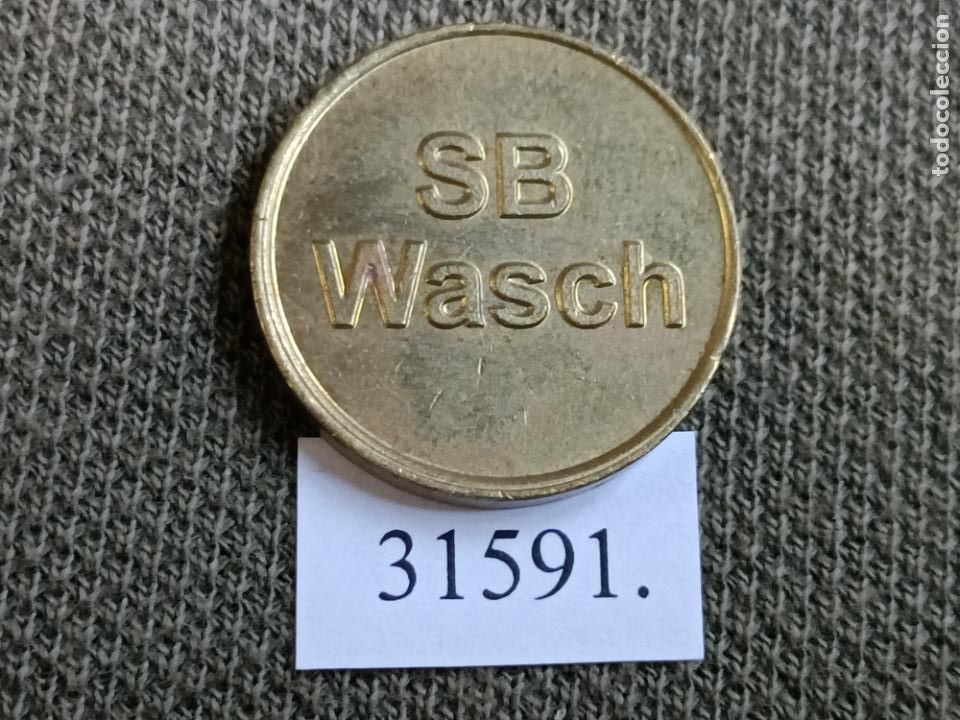 Monedas locales: Ficha autolavado, token, jeton - Foto 1