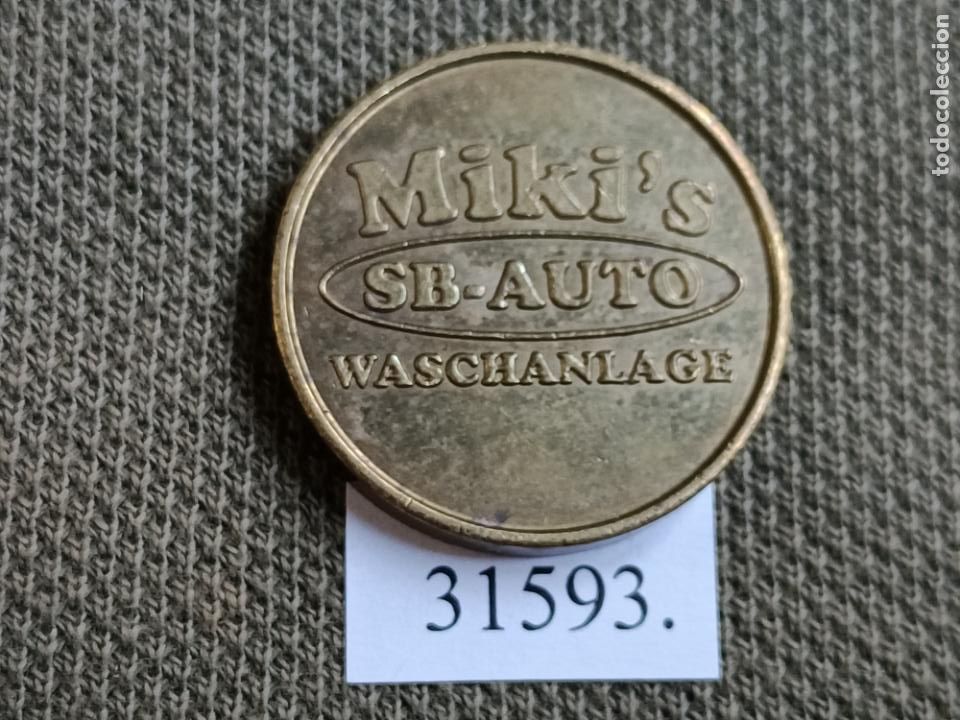 Monedas locales: Ficha autolavado, token, jeton - Foto 2