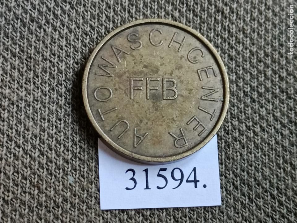 Monedas locales: Ficha autolavado, token, jeton - Foto 1