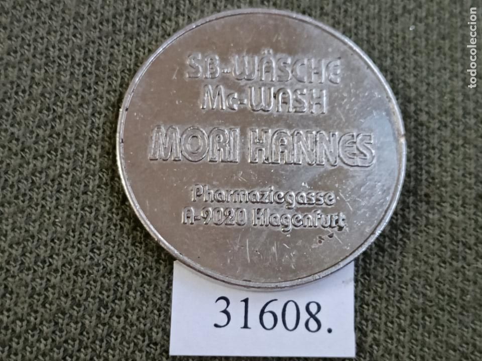 Monedas locales: Ficha autolavado, token, jeton