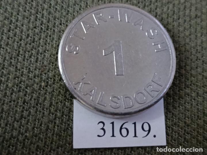Monedas locales: Ficha autolavado, token, jeton - Foto 1