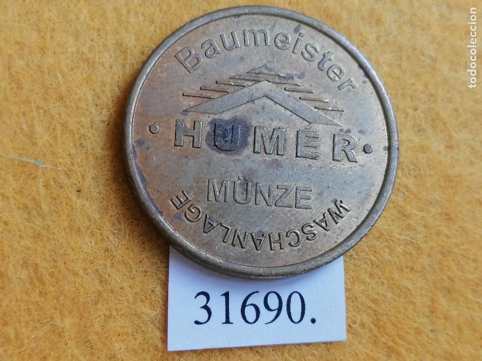 Monedas locales: Ficha autolavado, token, jeton - Foto 1