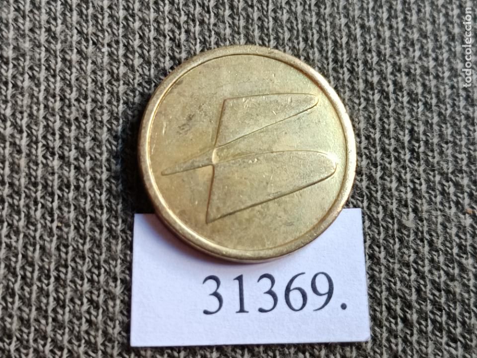 Monedas locales: ficha Banesto, token, jet&oacute;n