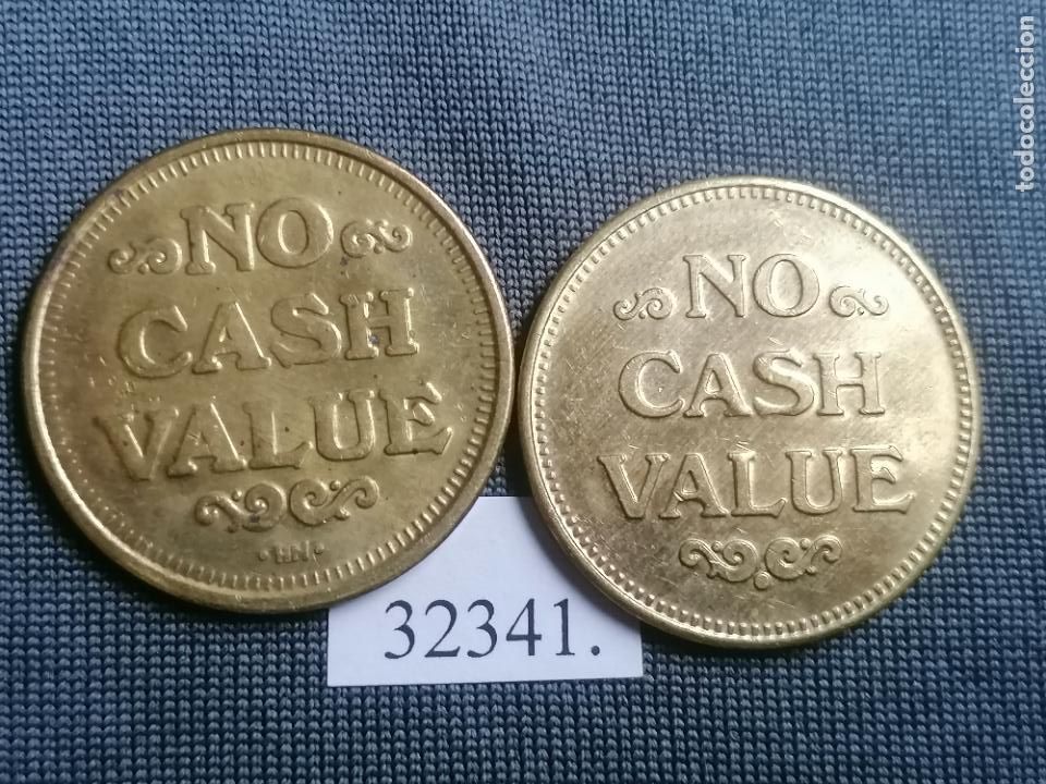 Monedas locales: Lote 2 fichas , token, jeton - Foto 2
