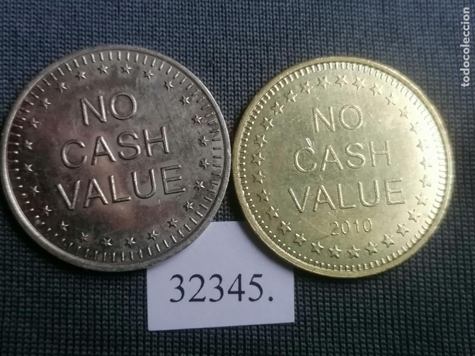 Monedas locales: Lote 2 fichas , token, jeton - Foto 2