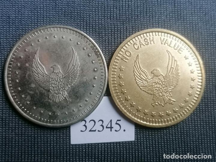 Monedas locales: Lote 2 fichas , token, jeton - Foto 1