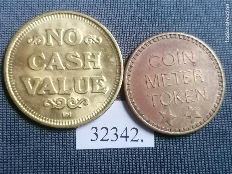 Monedas locales: Lote 2 fichas , token, jeton - Foto 2