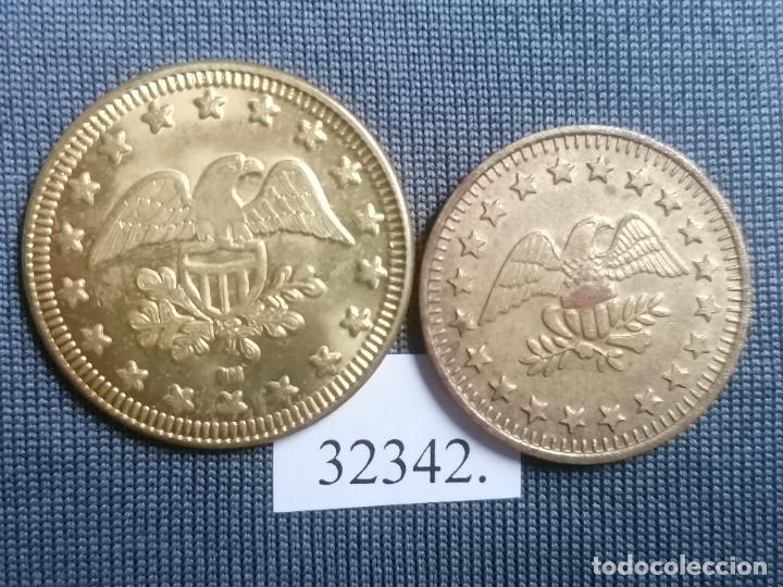 Monedas locales: Lote 2 fichas , token, jeton - Foto 1