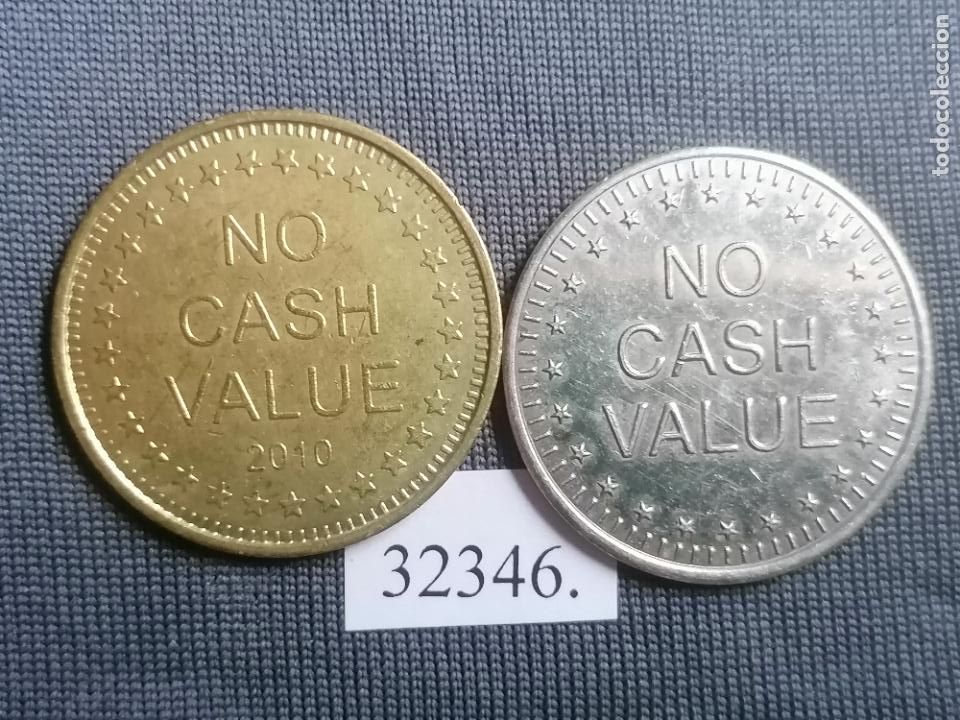 Monedas locales: Lote 2 fichas , token, jeton - Foto 2