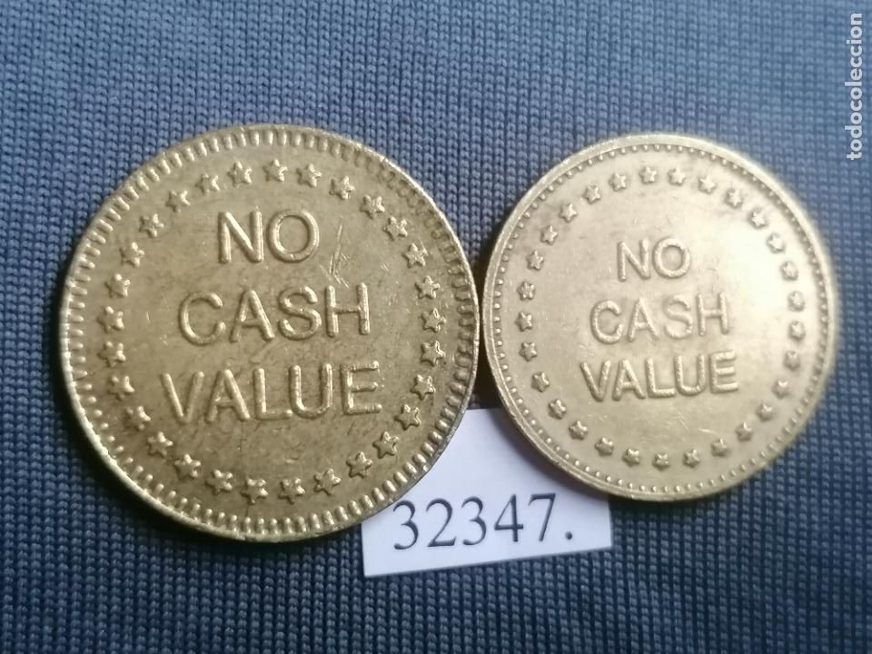 Monedas locales: Lote 2 fichas , token, jeton - Foto 2